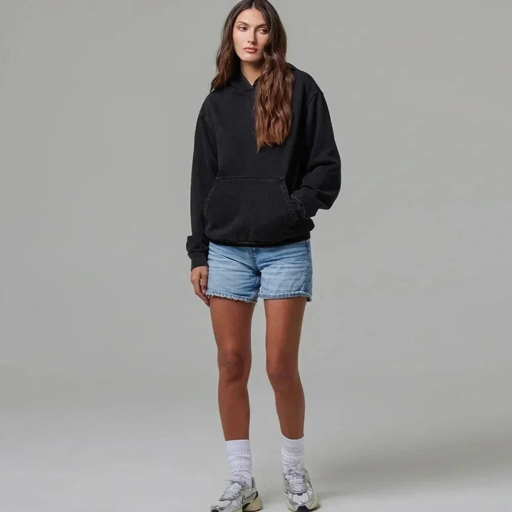 🆕 NWOT Talentless Vintage Black Hoodie in Medium - Picture 5 of 8